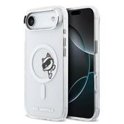 Karl Lagerfeld IML Choupette Peekaboo MagSafe Zadní Kryt pro iPhone Air Transparent