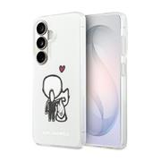 Karl Lagerfeld IML K&CH Back Logo Magnetic Zadní Kryt pro Samsung Galaxy S26 Transparent