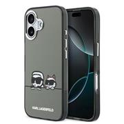 Karl Lagerfeld IML K&CH Heads Logo MagSafe Zadní Kryt pro iPhone 17 Black