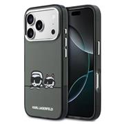 Karl Lagerfeld IML K&CH Heads Logo MagSafe Zadní Kryt pro iPhone 17 Pro Black