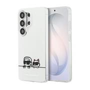 Karl Lagerfeld IML K&CH Peekaboo Logo Magnetic Zadní Kryt pro Samsung Galaxy S26 Ultra White