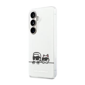 Karl Lagerfeld IML K&CH Peekaboo Logo Magnetic Zadní Kryt pro Samsung Galaxy S26+ White