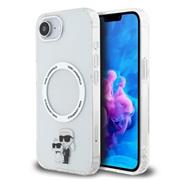 Karl Lagerfeld IML Karl and Choupette MagSafe Zadní Kryt pro iPhone 16e/17e Transparent