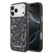 Karl Lagerfeld IML Leopard MagSafe Zadní Kryt pro iPhone 17 Pro Max Grey