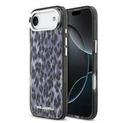 Karl Lagerfeld IML Leopard MagSafe Zadní Kryt pro iPhone Air Grey