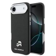 Karl Lagerfeld PU Karl and Choupette Heads Pins MagSafe Zadní Kryt pro iPhone Air Black