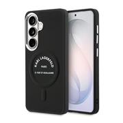 Karl Lagerfeld PU RSG Logo Magnetic Zadní Kryt pro Samsung Galaxy S26 Black