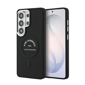 Karl Lagerfeld PU RSG Logo Magnetic Zadní Kryt pro Samsung Galaxy S26 Ultra Black
