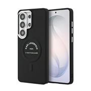 Karl Lagerfeld PU RSG Logo Magnetic Zadní Kryt pro Samsung Galaxy S26 Ultra Black