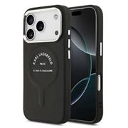 Karl Lagerfeld PU RSG Logo MagSafe Zadní Kryt pro iPhone 17 Pro Max Black