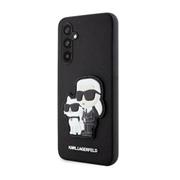 Karl Lagerfeld PU Saffiano Karl and Choupette NFT Zadní Kryt pro Samsung Galaxy A34 5G Black