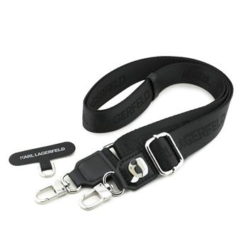 Karl Lagerfeld Universal Crossbody Popruh Karl Patch Black