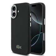 Lacoste Iconic Petit Pique Metal Logo MagSafe Zadní Kryt pro iPhone 17 Black