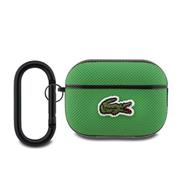 Lacoste Petit Pique Croc Logo Patch Pouzdro pro AirPods Pro 2 Green