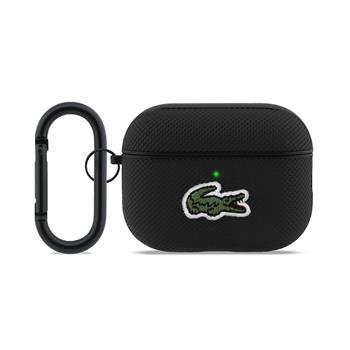 Lacoste Petit Pique Croc Logo Patch Pouzdro pro AirPods Pro 3 Black