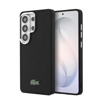 Lacoste Petit Pique Metal Logo Magnetic Zadní Kryt pro Samsung Galaxy S26 Ultra Black