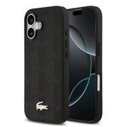 Lacoste PU Nomogramme Gold Logo MagSafe Zadní Kryt pro iPhone 17 Black