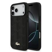 Lacoste PU Nomogramme Gold Logo MagSafe Zadní Kryt pro iPhone 17 Pro Max Black