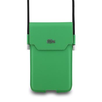 Lacoste PVC Iconic Petit Pique Metal Logo Kapsa na Telefon XL Green