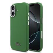 Lacoste PVC Iconic Petit Pique Metal Logo MagSafe Zadní Kryt pro iPhone 17 Green