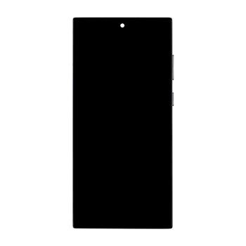 LCD display + Dotyk + Přední Kryt pro Samsung S908 Galaxy S22 Ultra Phantom Black