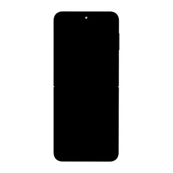 LCD display + Dotyk + Přední Kryt Samsung F741 Galaxy Z Flip 6 5G Black (Service Pack)