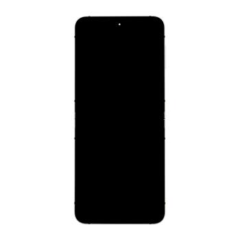 LCD display + Dotyk + Přední Kryt Samsung F741 Galaxy Z Flip 6 5G White (Service Pack)