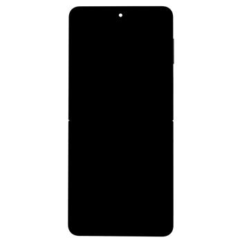 LCD display + Dotyk + Přední Kryt Samsung F766 Galaxy Z Flip 7 5G Black (Service Pack)