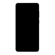 LCD display + Dotyk + Přední kryt Samsung S937 Galaxy S25 Edge Black (Service Pack)