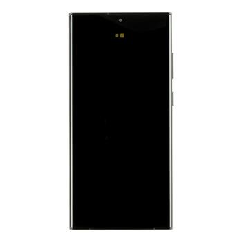 LCD displej + Dotyk + Přední kryt Samsung S918 Galaxy S23 Ultra Graphite/Red (Service Pack)