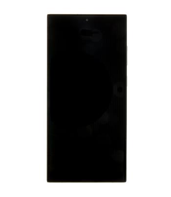 LCD displej + Dotyk + Přední kryt Samsung S918 Galaxy S23 Ultra Phantom Black (Service Pack)