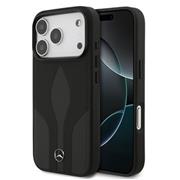 Mercedes Leather The Move MagSafe Zadní Kryt pro iPhone 17 Pro Black