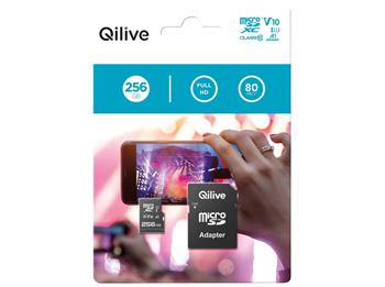 microSDXC 256GB Qilive Class 10 vč. Adaptéru