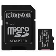 microSDXC 64GB Kingston Canvas Select + w/a