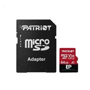 microSDXC 64GB Patriot A1 Class 10 vč. Adaptéru