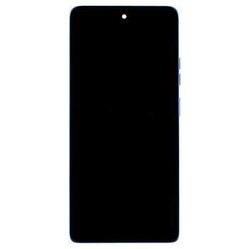 Motorola G75 5G LCD Display + Dotyková Deska + Přední Kryt Aqua Blue (Service Pack)