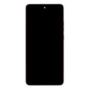 Motorola G86 LCD Display + Dotyková Deska + Přední Kryt Red (Chrysanthemum) (Service Pack)