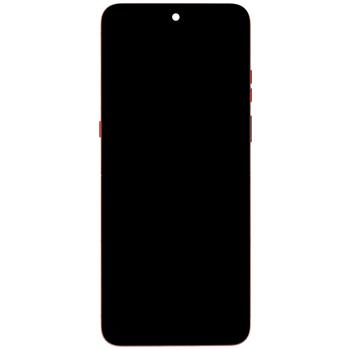 Motorola RAZR 60 Ultra LCD Display + Dotyková Deska + Přední Kryt Rio Red (Service Pack)