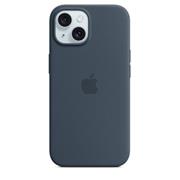 MT0N3ZM/A Apple Silikonový Kryt vč. Magsafe pro iPhone 15 Storm Blue