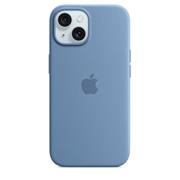 MT0Y3ZM/A Apple Silikonový Kryt vč. Magsafe pro iPhone 15 Winter Blue