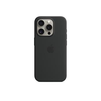 MT1M3ZM/A Apple Silikonový Kryt vč. Magsafe pro iPhone 15 Pro Max Black