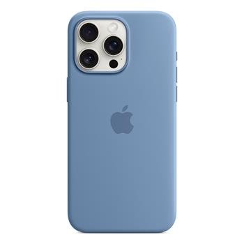 MT1Y3ZM/A Apple Silikonový Kryt vč. Magsafe pro iPhone 15 Pro Max Winter Blue