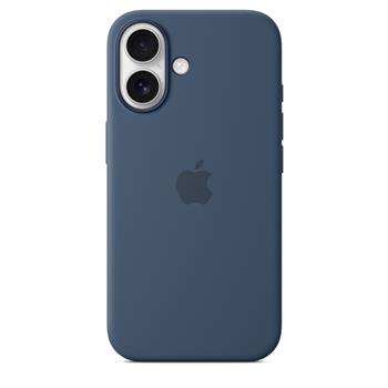 MYY23ZM/A Apple Silikonový Kryt vč. Magsafe pro iPhone 16 Denim