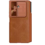 Nillkin Qin Book PRO Pen Slot Pouzdro pro Samsung Galaxy Z Fold 7 Brown