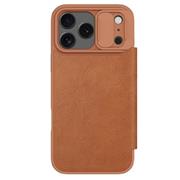 Nillkin Qin Book PRO Pouzdro pro Apple iPhone 17 Pro Max Brown