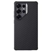 Nillkin Synthetic Fiber PRO Magnetic Zadní Kryt pro Samsung Galaxy S25 Ultra Silvery