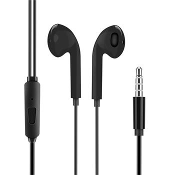 OBAL:ME Drátová Sluchátka 3.5mm Jack Black