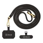 OBAL:ME NeckTag Allure Popruh na Telefon Black