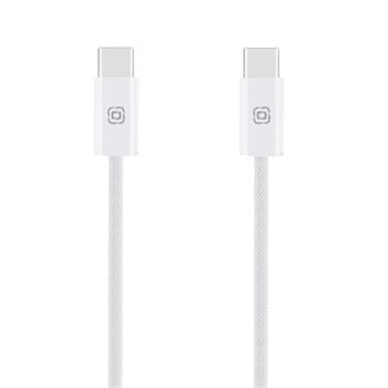 OBAL:ME Super Fast USB-C/USB-C Pletený kabel 100W 1m White