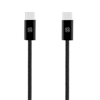 OBAL:ME Super Fast USB-C/USB-C Pletený kabel 60W 1m Black